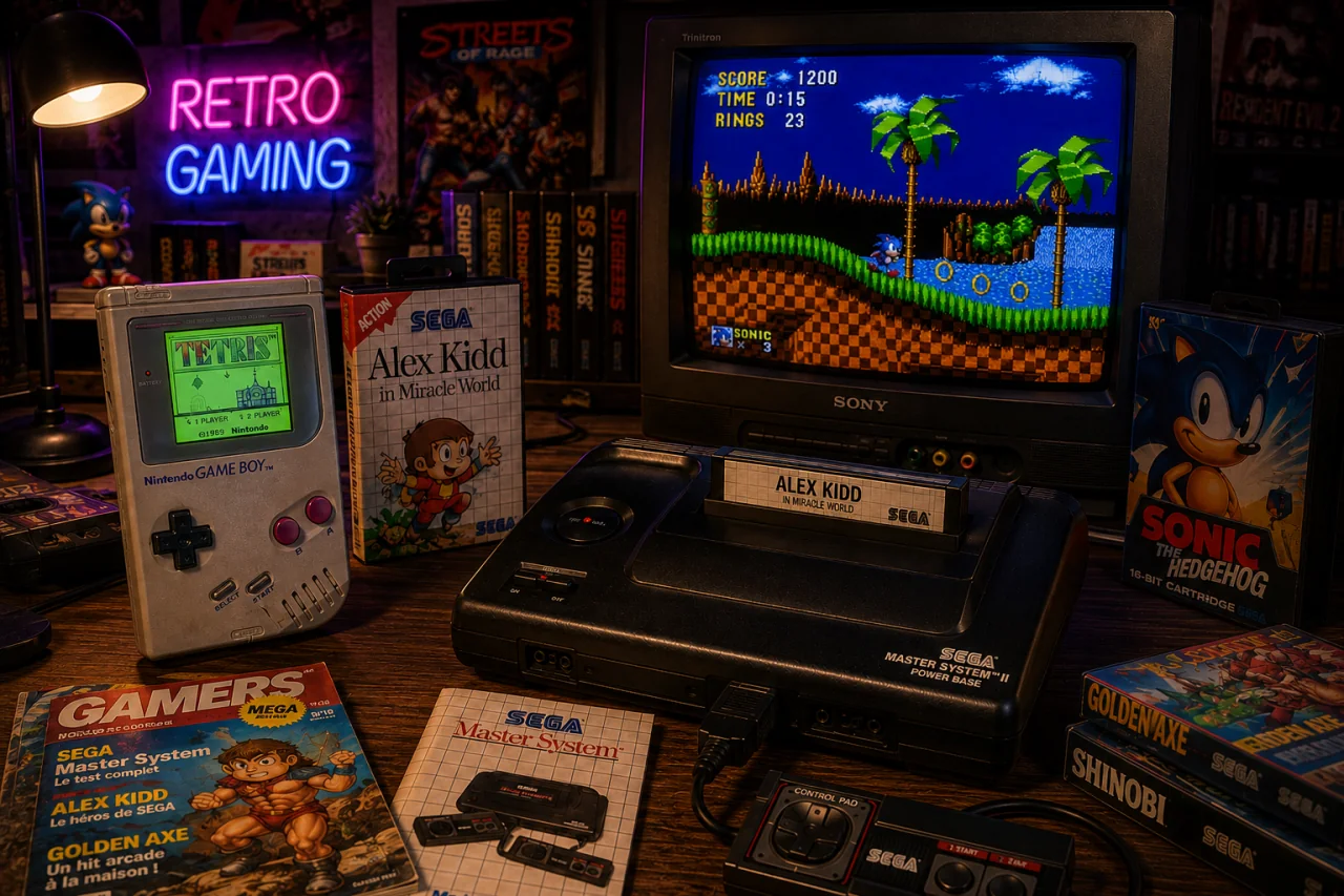 Univers retrogaming et jeux vidéo rétro