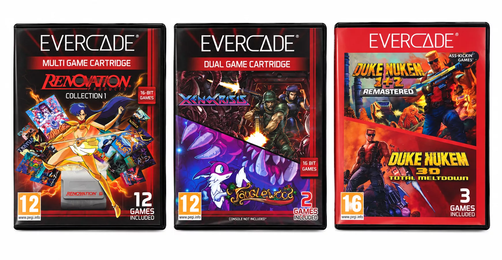 Evercade n°11-23-33 EXP