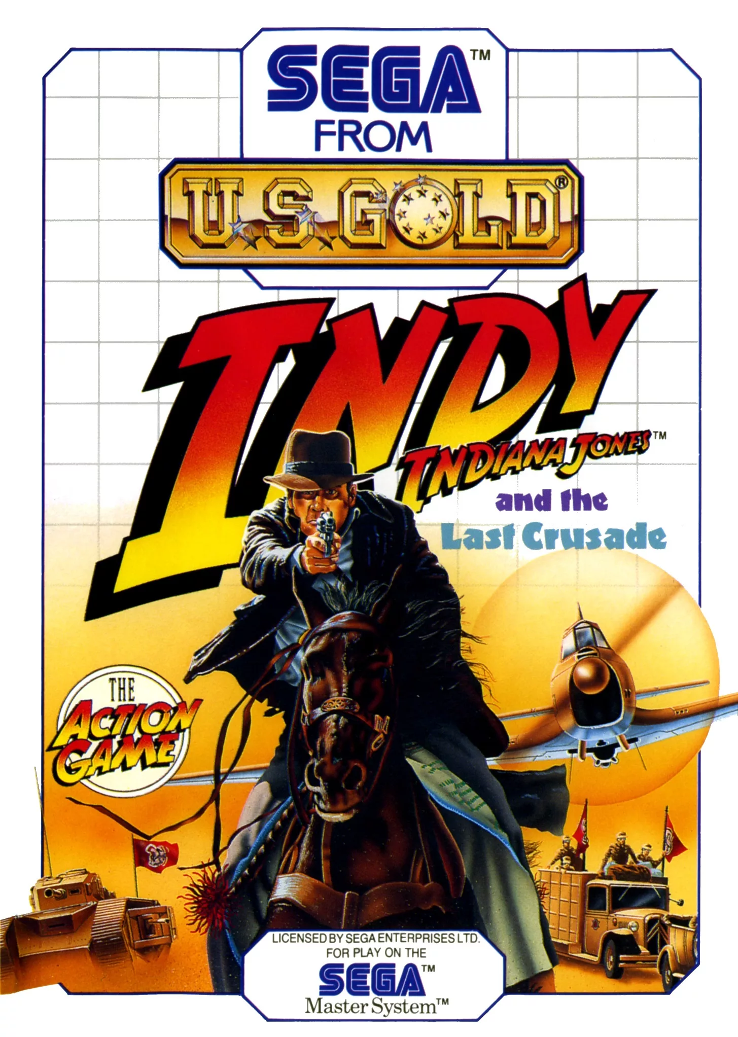 Indiana Jones and the Last Crusade - CIB Master System