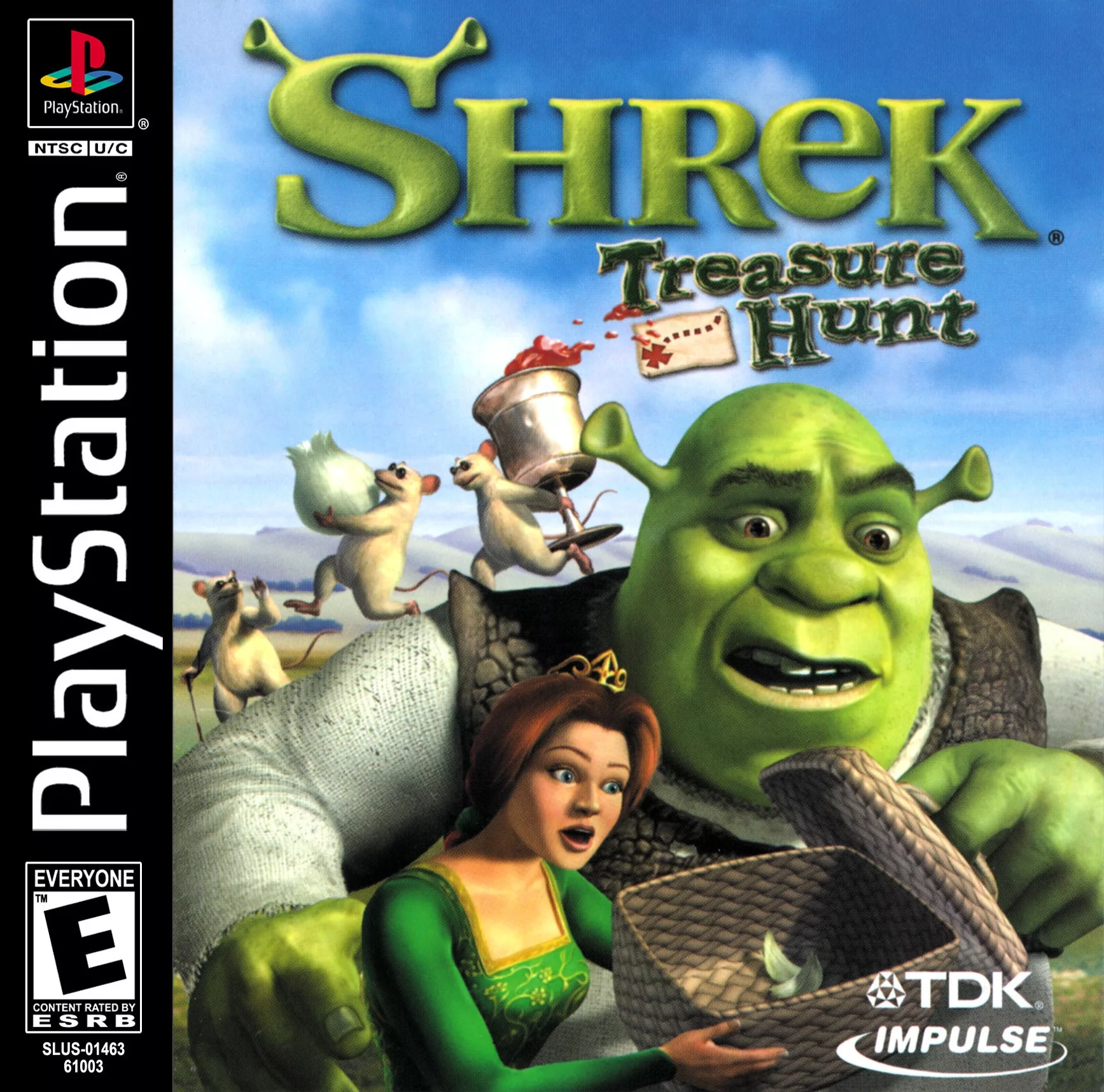Shrek Treasure Hunt - CIB PlayStation 1