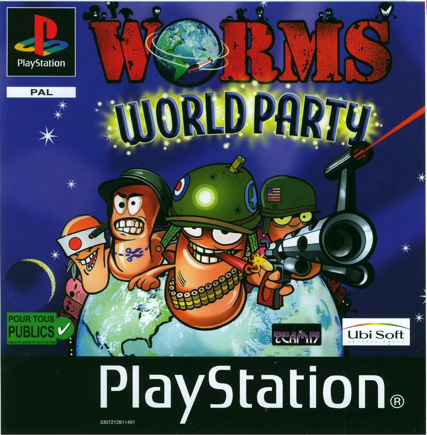 Worms World Party - CIB PlayStation 1