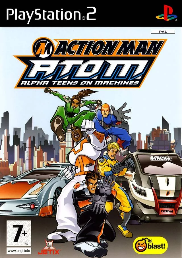 Action Man A.T.O.M.: Alpha Teens on Machines - BOX PlayStation 2