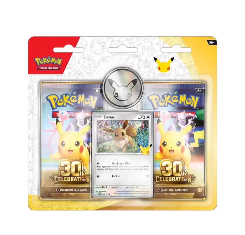 Pokémon JCC : Pack promotionnel de 2 boosters 30e Anniversaire Évoli - FR