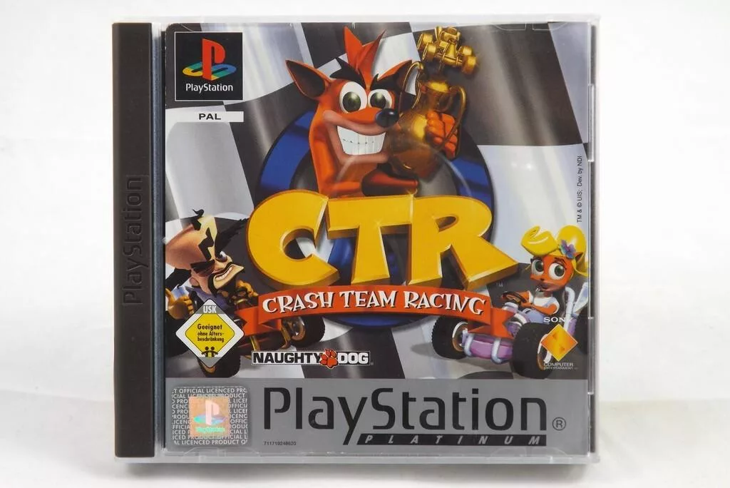 CTR: Crash Team Racing Platinum - BOX PlayStation 1