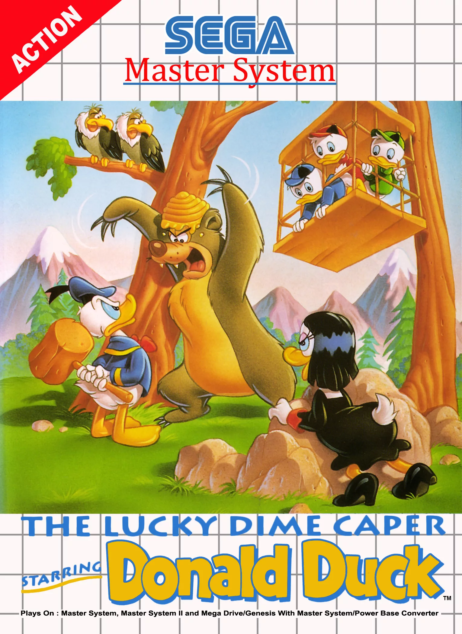 The Lucky Dime Caper starring Donald Duck - CIB Master System