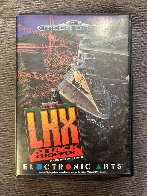 LHX: Attack Chopper - BOX Mega Drive