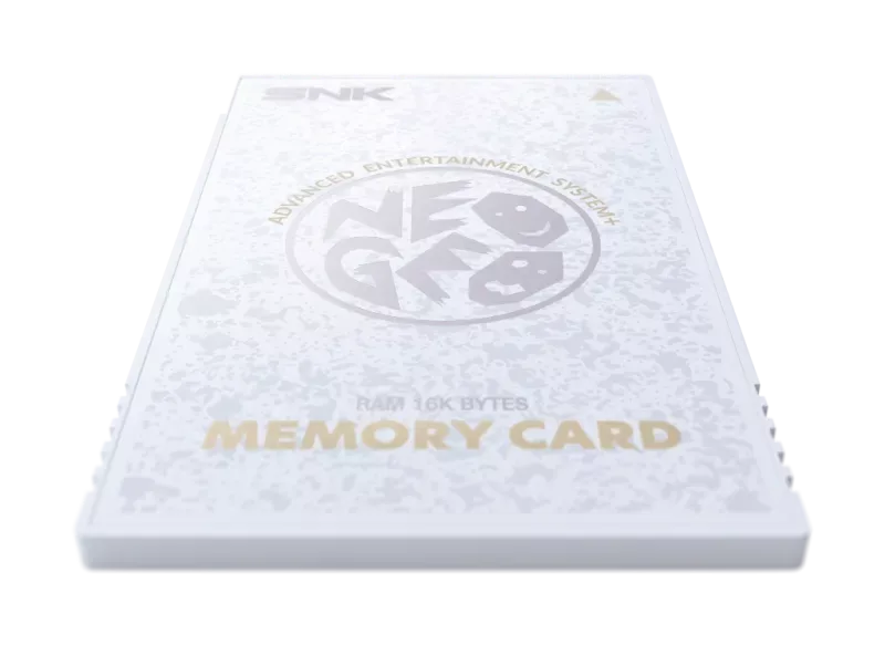 CARTE MEMOIRE BLANCHE NEOGEO AES+ Neo Geo AES+