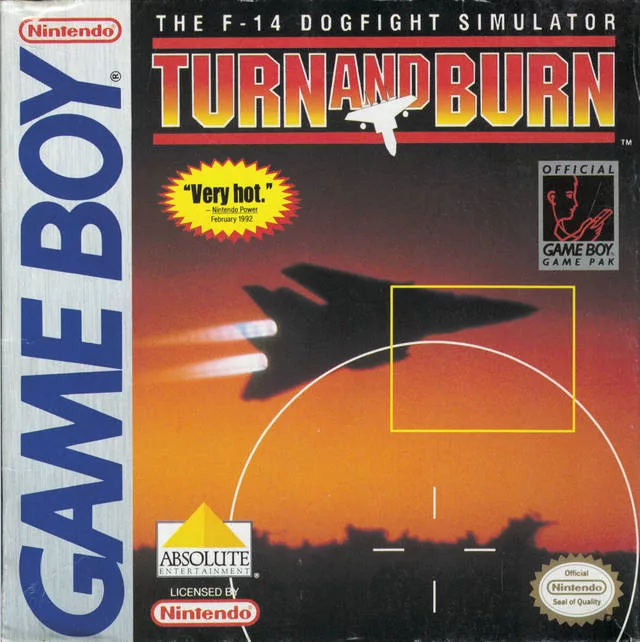 Turn and Burn: The F-14 Dogfight Simulator Game Boy Classic