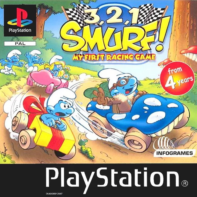 Smurf Racer! - CIB PlayStation 1