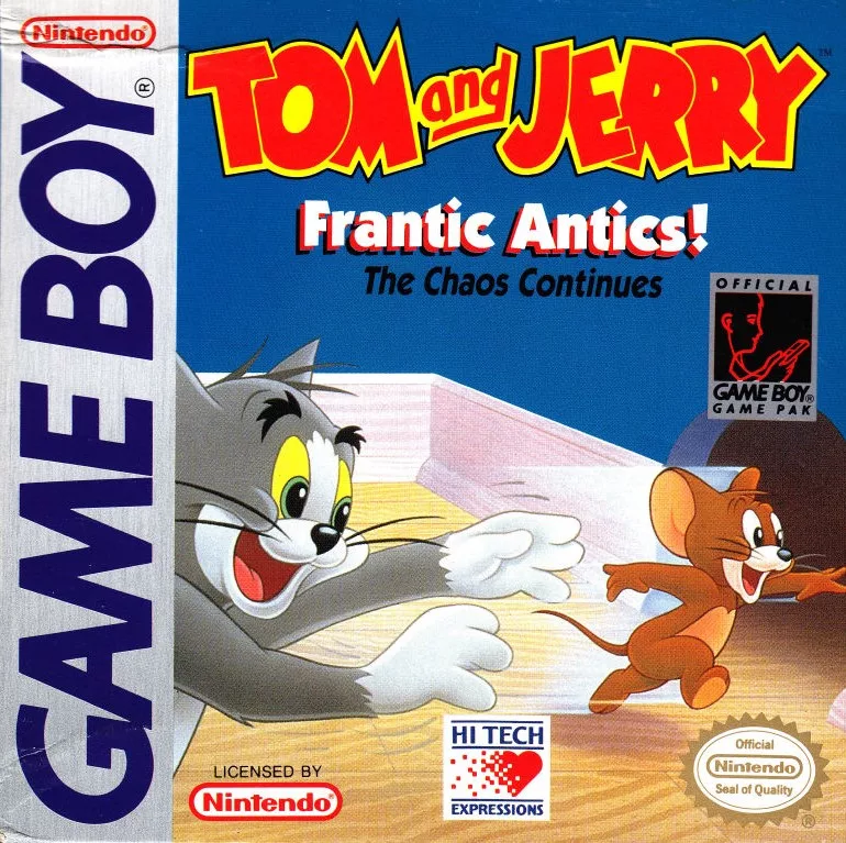 Tom and Jerry: Frantic Antics Game Boy Classic
