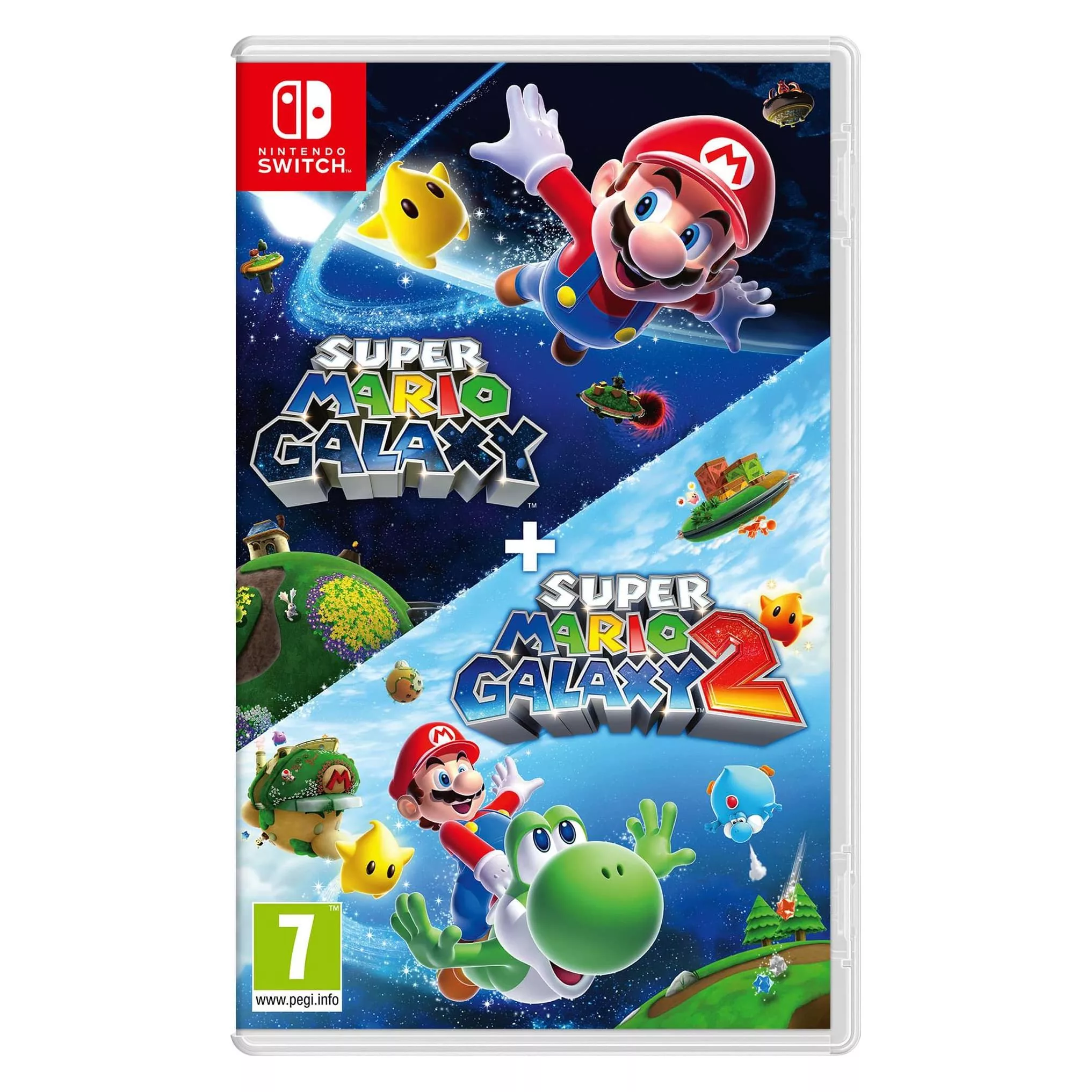Super Mario Galaxy + Super Mario Galaxy 2 - CIB Switch 1