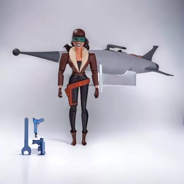 Batman: The new Batman Adventures - Roxy Rocket avec sa fusée - Blue Variant