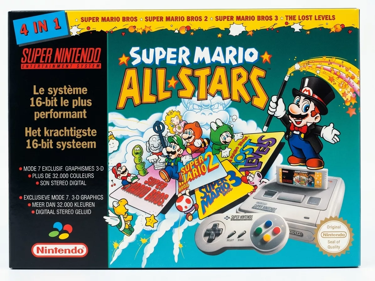 Nintendo - SNES - Pack Mario All⭐️Stars - (CIB)