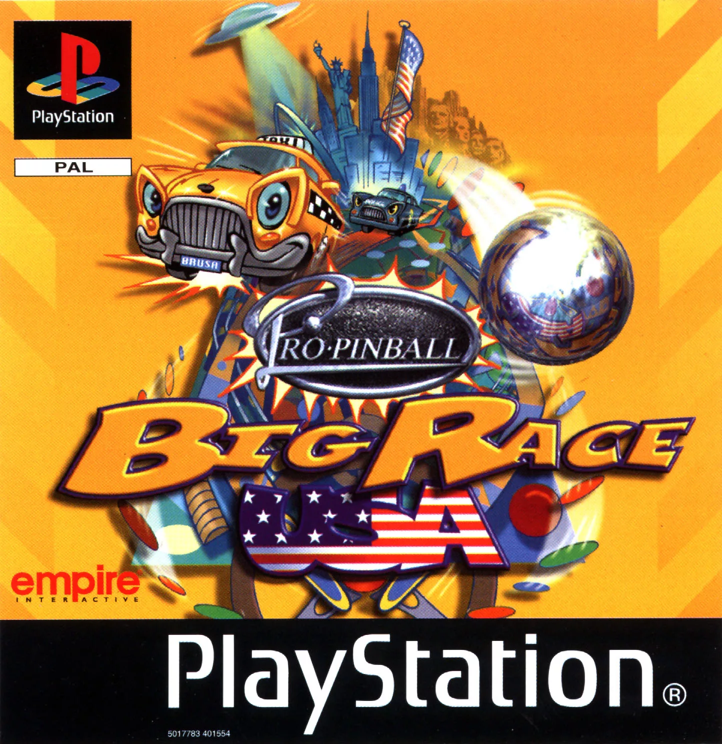 Pro Pinball: Big Race USA - CIB PlayStation 1