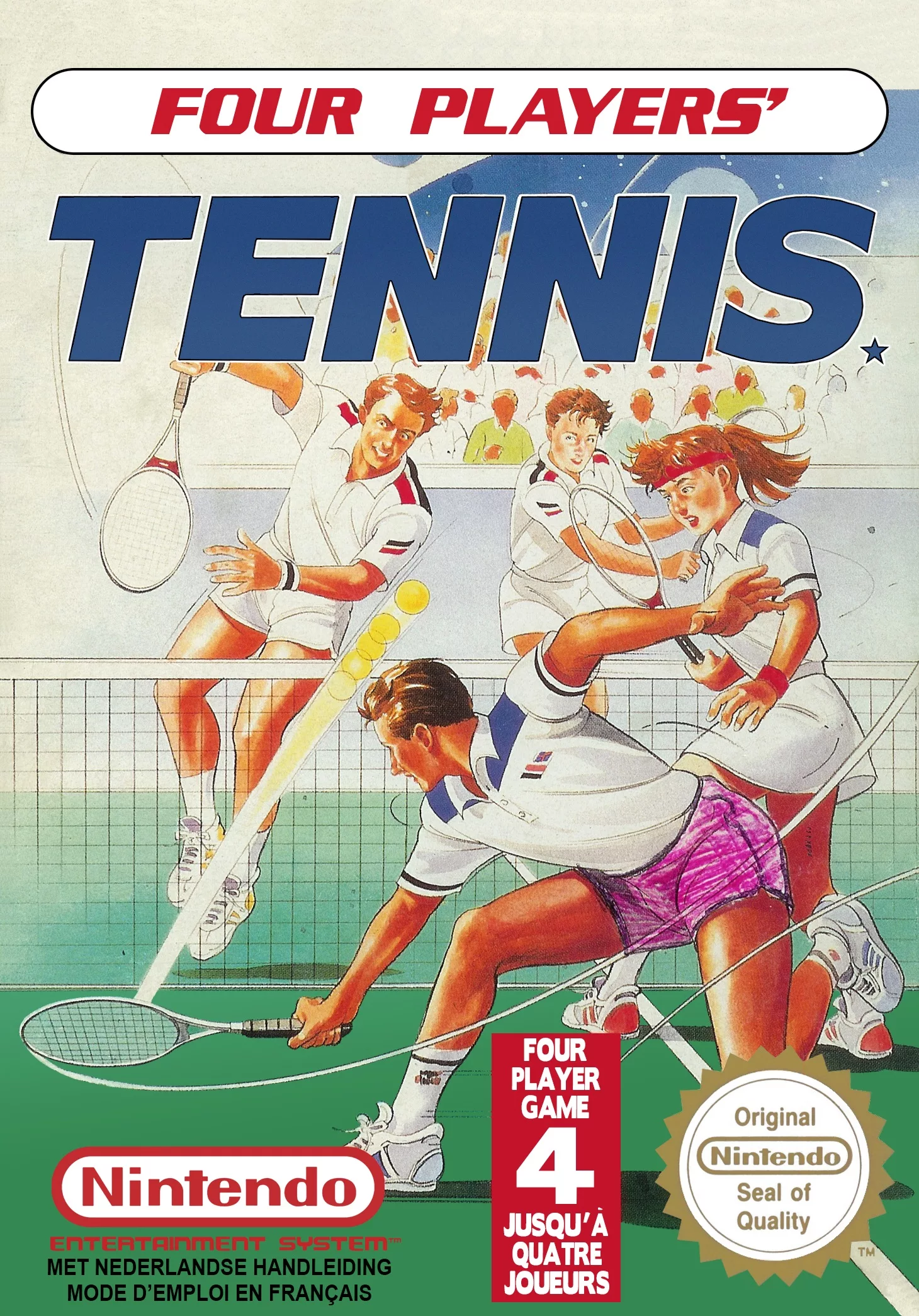 Chris Evert & Ivan Lendl in Top Players' Tennis - CCB NES