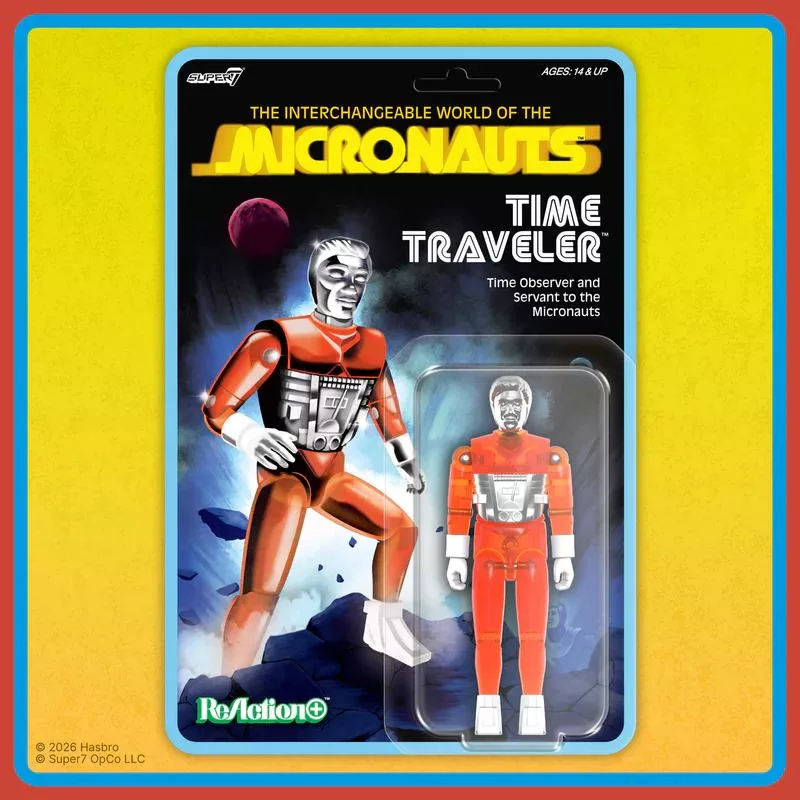 Micronauts: Time Traveler Orange Translucent
