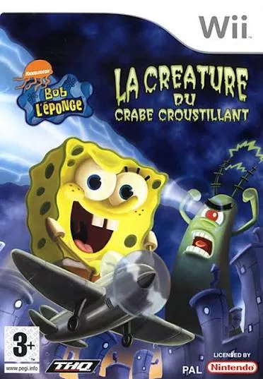 Bob l'Eponge : La Créature du Crabe Croustillant - CIB Wii